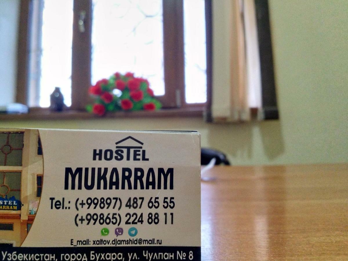 Hostel Mukarram Bukhara Bagian luar foto